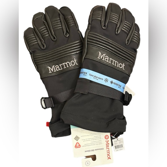 Marmot Accessories Nwts Marmot Goretex Ultimate Ski Gloves Black